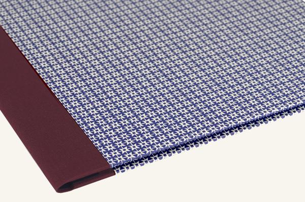 Folder with ribbon burgundy papeterie schreibweise